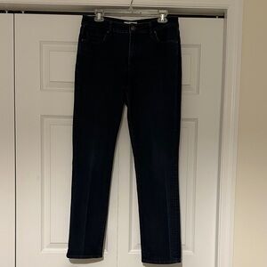 8 LOFT Women's Dark Straight Leg Jeans